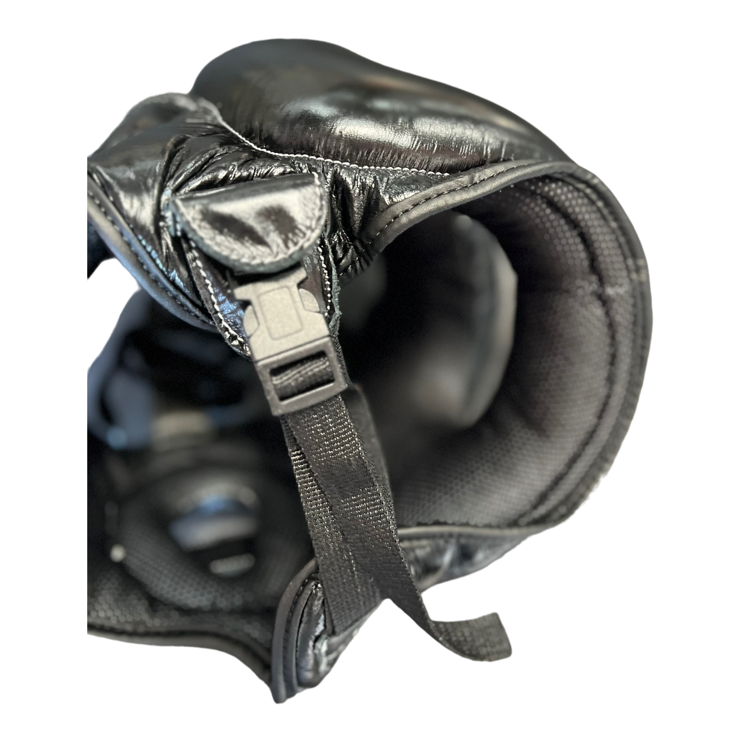 Genuine Leather Boxing Headgear With Nose Guard