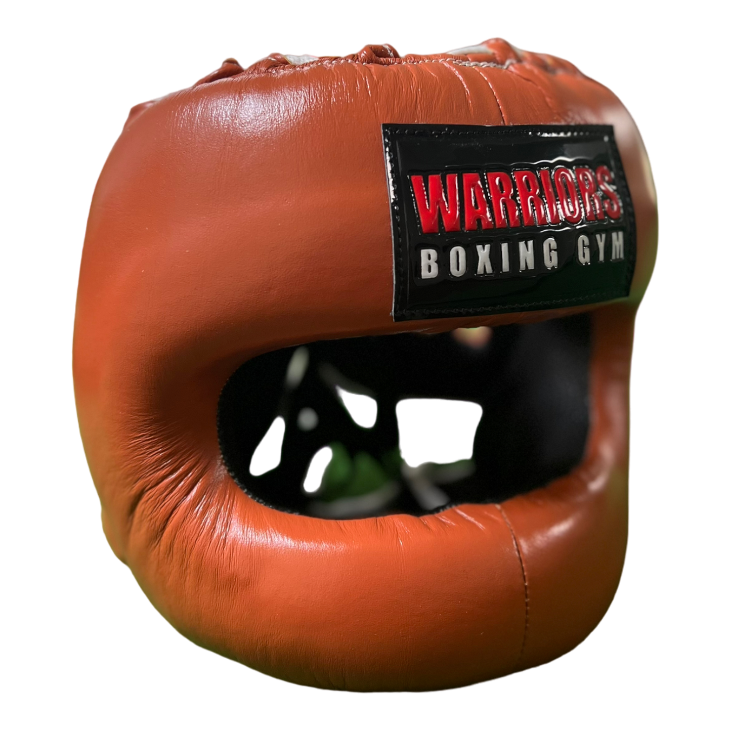 Genuine Leather Boxing Headgear With Nose Guard